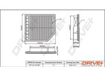 Dr!Ve+ DP1110.10.0458 - Filtro Aria Oe 17220 Rna 000 Per Civic Viii, FR-V (Be)