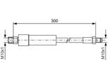 Bosch 1 987 476 074 - Tubo Freno Oe 34321159890 Per Serie 5 (E60), Serie 5 (E61), Serie 6 (E63), Serie 6 (E64), Serie 7 (E65)