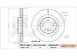 Dr!Ve+ DP1010.11.1376 - Oe 164 421 05 12 Disco Freno, Asse Anteriore Per Classe R (W251), Classe M (W166), Classe M (W164), Classe Gl (X164)