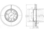 Dr!Ve+ DP1010.11.0394 - Oe FA0133030 Disco Freno, Asse Anteriore Per 6 (G), Premacy (Cp), 323 (Bj)