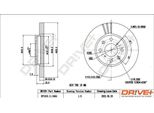 Dr!Ve+ DP1010.11.0464 - Oe 47 00 455 Disco Freno, Asse Anteriore Per Agila B