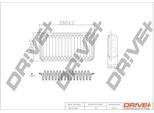 Dr!Ve+ DP1110.10.0098 - Oe 88969107 Luftfilter FüR Avensis (T25), Avensis Verso (M2), Corolla (E12), Corolla Verso (E12), Gt 86 (ZN6)