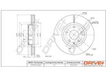 Dr!Ve+ DP1010.11.1600 - Oe GHP9 33 251A Disco Freno, Asse Anteriore Per 6 (G), CX-5 (Gh, Ke), CX-5 (Kf)