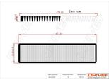 Dr!Ve+ DP1110.12.0200 - Oe 64 31 1 496 711 Filtro Aria Abitacolo Per R50, R53, R52, R57