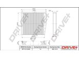 Dr!Ve+ DP1110.12.0240 - Filtro Aria Abitacolo Oe 30630754 Per S60 I (384), S80 I (184), V70 Ii (285), XC70 (295), XC90 I (275)