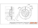 Dr!Ve+ DP1010.11.0576 - Oe 94853004 Disco Freno, Asse Anteriore Per Corolla (E10), Corolla (E11), Corolla (E9)