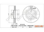 Dr!Ve+ DP1010.11.1524 - Oe 40206 ET01A Disco Freno, Asse Anteriore Per Qashqai +2 I (J10), Juke (F15), Koleos I (Hy)