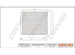 Dr!Ve+ DP1110.12.0395 - Oe 971332E250 Filtro Aria Abitacolo Per Ioniq (Ae), Ix35, Tucson (Jm), Tucson (Tl), Niro (De), Sportage (Je, Km), Sportage (Sl), Sportage (Ql, Qle)