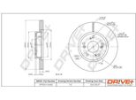 Dr!Ve+ DP1010.11.0448 - Oe 3501109 Bremsscheibe, Vorderachse FüR Civic Ix, Civic Vii, Civic Viii, CR-V Ii (Rd), FR-V (Be), Stream (Rn)