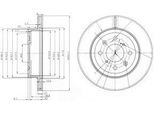Dr!Ve+ DP1010.11.0388 - Oe 47 07 288 Disco Freno, Asse Anteriore Per Agila A