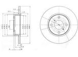 Dr!Ve+ DP1010.11.0187 - Oe 4700711 Disco Freno, Asse Anteriore Per Agila A