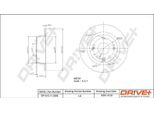 Dr!Ve+ DP1010.11.0289 - Oe 58411 1H100 Disco Freno, Asse Posteriore Per I30 (Gd), Ix35, I30 (Fd), Ceed (Jd), Ceed (Ed), Pro Ceed (Ed), Sportage (Sl)
