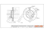 Dr!Ve+ DP1010.11.0519 - Oe 51712 1G000 Disco Freno, Asse Anteriore Per Accent Iii (Mc), I20 (Pb), Rio Ii (Jb)