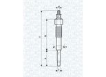 Magneti Marelli 062900041304 - Candeletta Per Corolla (E11), Corolla (E10), Carina E (T19), Avensis (T22)