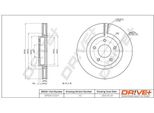 Dr!Ve+ DP1010.11.0571 - Oe 40206 1KC1B Disco Freno, Assale Anteriore Per Juke (F15), Qashqai +2 I (J10), X-Trail (T31), Koleos I (Hy)