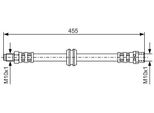 Bosch 1 987 476 444 - Tubo Freno Oe 34 32 1 159 717 Per Serie 3 (E36), Z3 (E36)