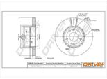 Dr!Ve+ DP1010.11.0347 - Oe 40206 00QAE Bremsscheibe, Vorderachse FüR Primastar (X83), Vivaro (J7), Vivaro (F7), Vivaro A (E7), Vivaro A (X83), Trafic Ii (Jl), Trafic Ii (Fl), Trafic Ii (El)