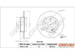 Dr!Ve+ DP1010.11.1203 - Oe 169 421 00 12 Disco Freno, Asse Anteriore Per Classe A (W169)