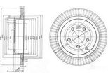 Dr!Ve+ DP1010.11.0463 - Oe SDB000642 Disco Freno, Asse Posteriore Per Discovery Iv (L319), Range Rover Iii (L322), Range Rover Sport (L320)