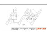 Dr!Ve+ DP1010.11.0840 - Oe 211 421 07 12 Disco Freno, Asse Anteriore Per Classe E (W211), Classe E (S211)