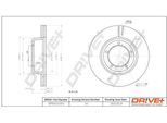 Dr!Ve+ DP1010.11.0513 - Disco Freno Oe Ftc 902, Asse Anteriore Per Defender (L316)
