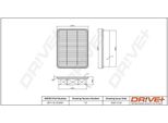 Dr!Ve+ DP1110.10.0497 - Oe SH01 13 3A0A Filtro Aria Per 3 (Bm, Bn), 6 (G), CX-5 (Gh, Ke), CX-5 (Kf)
