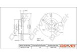 Dr!Ve+ DP1010.11.0744 - Oe 43512 05030 Disco Freno, Asse Anteriore Per Avensis (T22)