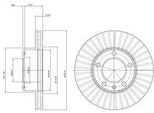 Dr!Ve+ DP1010.11.0824 - Oe 40206 00QAD Disco Freno, Asse Anteriore Per Movano (X70)
