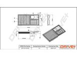 Dr!Ve+ DP1110.10.0153 - Oe 036 129 620 H Luftfilter FüR Altea (5P), Cordoba (6L), Ibiza (6L), Ibiza (6J, 6P), Leon (1P1), Toledo Iii (5P2), Toledo Iv (KG3), Fabia I (6Y), Fabia Ii (54), Octavia Ii (1Z), Rapid (Nh), Roomster (5J), Golf Vi, Jetta Iv, Polo (9N), Polo (6C, 6R), Caddy Iii (2C, 2K), Golf Plus (5M), Golf V (1K)