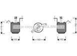 Prasco BWD225 - Essiccatore Aria Condizionata Oe 64531393869 Per Serie 3 (E36), Z3 (E36)