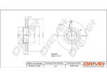Dr!Ve+ DP1010.11.0787 - Oe 272404 Disco Freno, Asse Anteriore Per V70 Ii (285), XC70 (295), S60 I (384), S80 I (184), V70 I (875, 876)