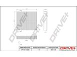 Dr!Ve+ DP1110.12.0229 - Oe 272773151R Filtro Aria Per Duster, Logan, Sandero, Micra V (K14), Arkana I, Captur I (H5, J5), Captur Ii (Hf), Clio Iv, Clio V, Logan Ii, Sandero Ii (B8)
