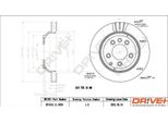 Dr!Ve+ DP1010.11.0393 - Oe 7L6 615 601 D Disco Freno, Asse Posteriore Per Q7 (4L), Cayenne (92A), Cayenne (9PA), Touareg (7L), Touareg (7P)