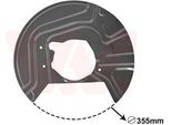 Van Wezel 0680371 - Oe 3411 3411 871 Piastra Di Ancoraggio, Asse Anteriore Sinistro Per X3 (E83)