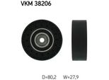 Skf Vkm 38206 - Oe 11 28 1 731 838 Puleggia Folle, Cinghia A V Per Serie 5 (E39), Serie 7 (E38)