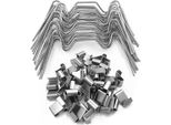 Inf Morsetti Per Serre In Acciaio Inox 100 Pezzi
