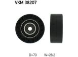 Skf Vkm 38207 - Oe 11 28 1 704 500 Puleggia Folle, Cinghia A V Per Serie 7 (E38), Serie 5 (E39)