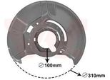 Van Wezel 0640371 - Oe 3411 1158 985 Piastra Di Ancoraggio, Asse Anteriore Sinistro Per Z3 (E36), Serie 3 (E36)