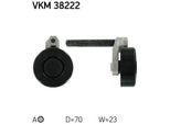 Skf Vkm 38222 - Oe 64 55 2 354 036 Puleggia Tenditore, Cinghia A V Per Serie 3 (E46), Serie 5 (E39)