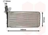 Scambiatore Di Calore, Riscaldamento Interno Van Wezel 58006097
