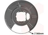 Van Wezel 0655373 - Oe 3421 6760 853 Piastra Di Ancoraggio, Asse Posteriore Sinistro Per Serie 5 (E61), Serie 5 (E60)