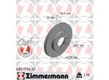 Zimmermann 600.1594.20 - Disco Freno Per Ibiza (6K), Cordoba (6K), Golf Iii (1H), Polo (80, 86C), Polo (6V), Vento (1H)