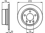 Bosch 0 986 478 641 - Oe 34 21 1 160 809 Disco Freno Per Serie 3 (E36)