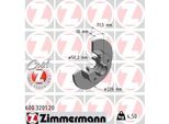 Zimmermann 600.3201.20 - Disco Freno Per Toledo I (1L2), Corrado (53I), Golf Iii (1H), Passat (35I), Vento (1H)
