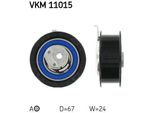 Skf Vkm 11015 - Oe 028 109 243 D Puleggia Tenditrice, Cinghia Di Distribuzione Per Arosa (6H), Felicia (6U), Caddy Ii (9K), Lupo (6E1, 6X1), Polo (6N)