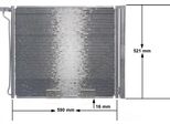Mahle Ac 269 000S - Oe 64509166098 Condensatore Aria Condizionata Con Essiccatore Per X5 (E70), X5 (F15, F85), X5 (F95, G05), X6 (E71), X6 (F96, G06)