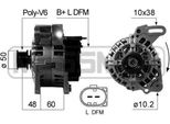 Era 210671A - Alternatore Oe 037 903 025 G Per Cordoba (6L), Ibiza (6K), Ibiza (6L), Ibiza (6J, 6P), Arosa (6H), Cordoba (6K), Fabia I (6Y), Fabia Ii (54), Octavia I (1U), Roomster (5J), Fox (5Z), Lupo (6E1, 6X1), Polo (6N), Polo (9N), Polo (6V)