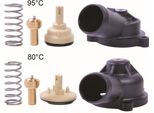 Termostato Gates TH702K1, Refrigerante Oe 03C121111P Compatibile Con Touran, Tiguan, Sharan, Scirocco, Jetta, Golf Vi, Golf V, Golf Plus, Eos, Beetle, Fabia, Ibiza, Alhambra