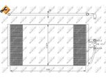 Nrf 35295 - Condensatore Aria Condizionata Oe 64538375513 Per Serie 5 (E39), Serie 7 (E38)