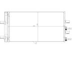 Nrf 350474 - Oe 64509271205 Condensatore Aria Condizionata Con Essiccatore Per Serie 1 (F40), Serie 2 (F45), Serie 2 (F44), Serie 2 (F46), X1 (F48), X2 (F39), F60